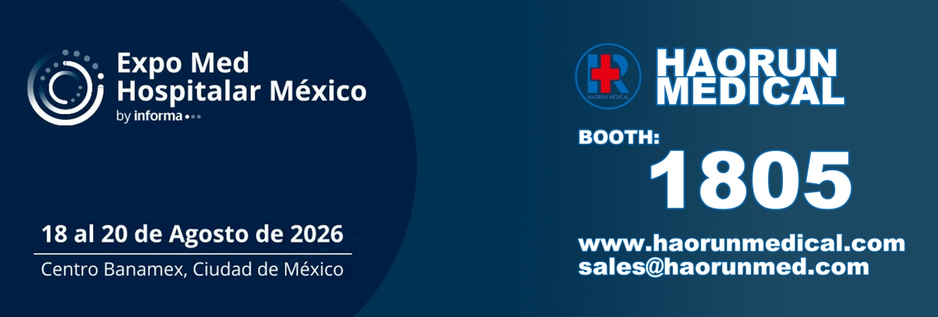 Haorun Medical, perusahaan profesional ing el campo de los consumibles medical, participará en Expo Med | Hospitalar México.