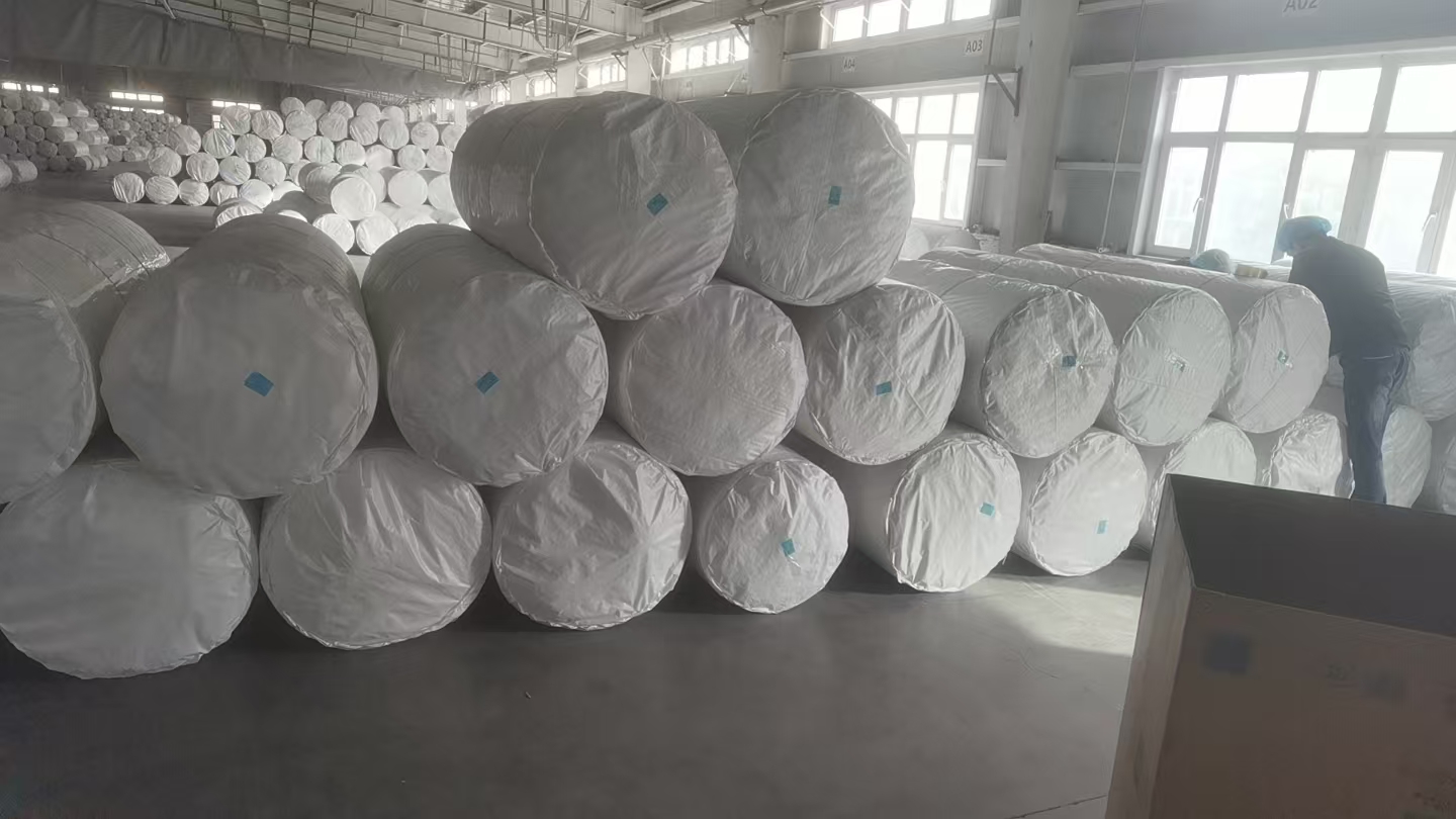 Haorun Medical nyedhiyakake Bahan Baku Gulungan Kasa Premium